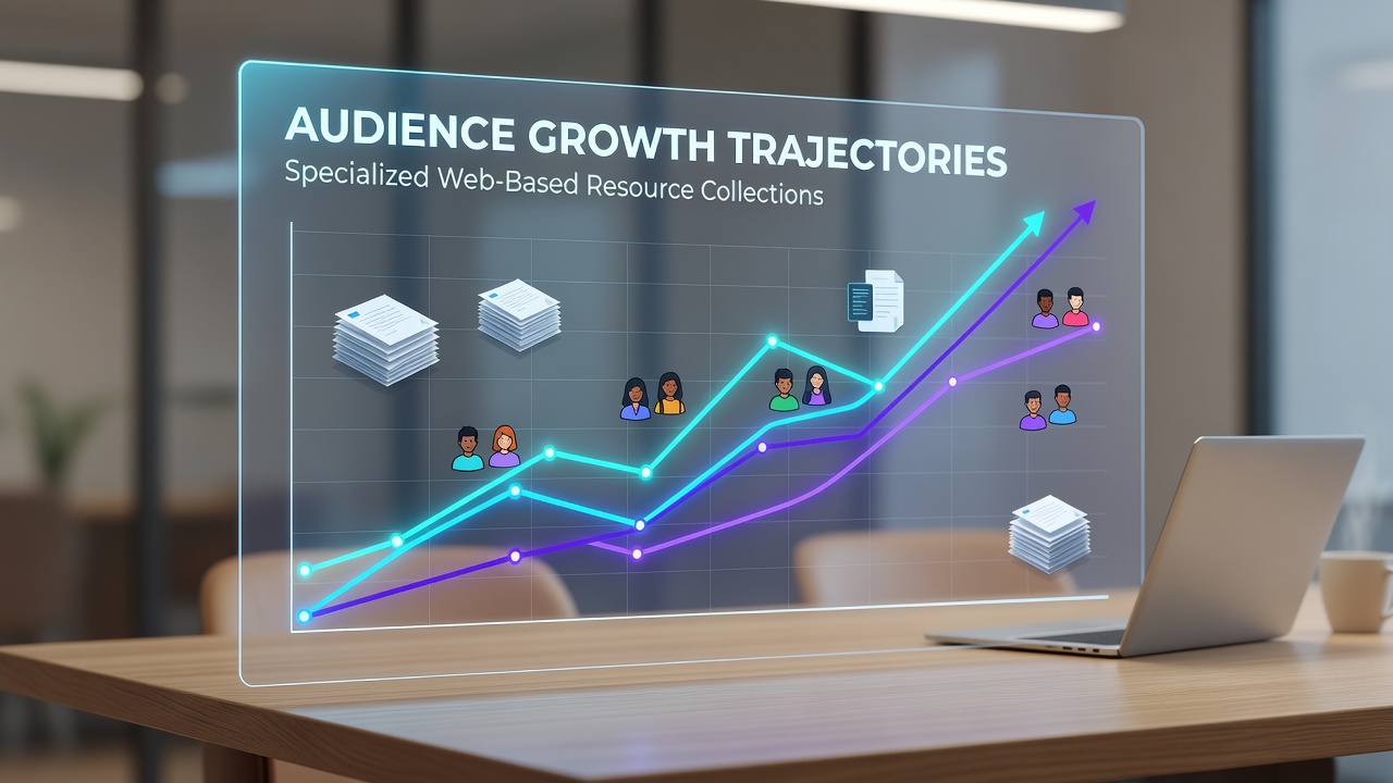 Documenting Audience Growth Trajectories in Specialized Web-Based Resource Collections